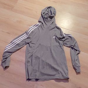 Adidas Climalite Grey Lightweight Hoodie